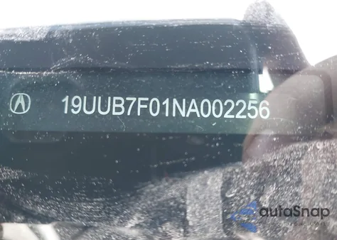 2022 Acura Tlx Type S z USA, uszkodzony, nr VIN 19UUB7F01NA002256